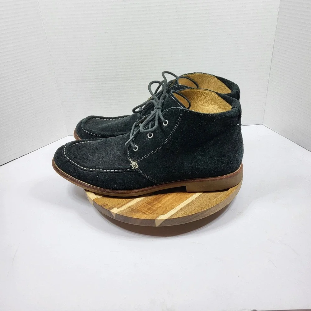 UGG Men's Leighton Chukka Boots 1000715 Black Suede Leather Lined Size 13‎ US